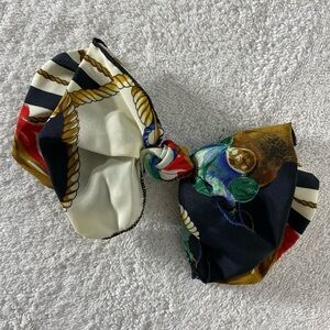 Vintage Multicolor Knot Headband Clip Hair Accessory